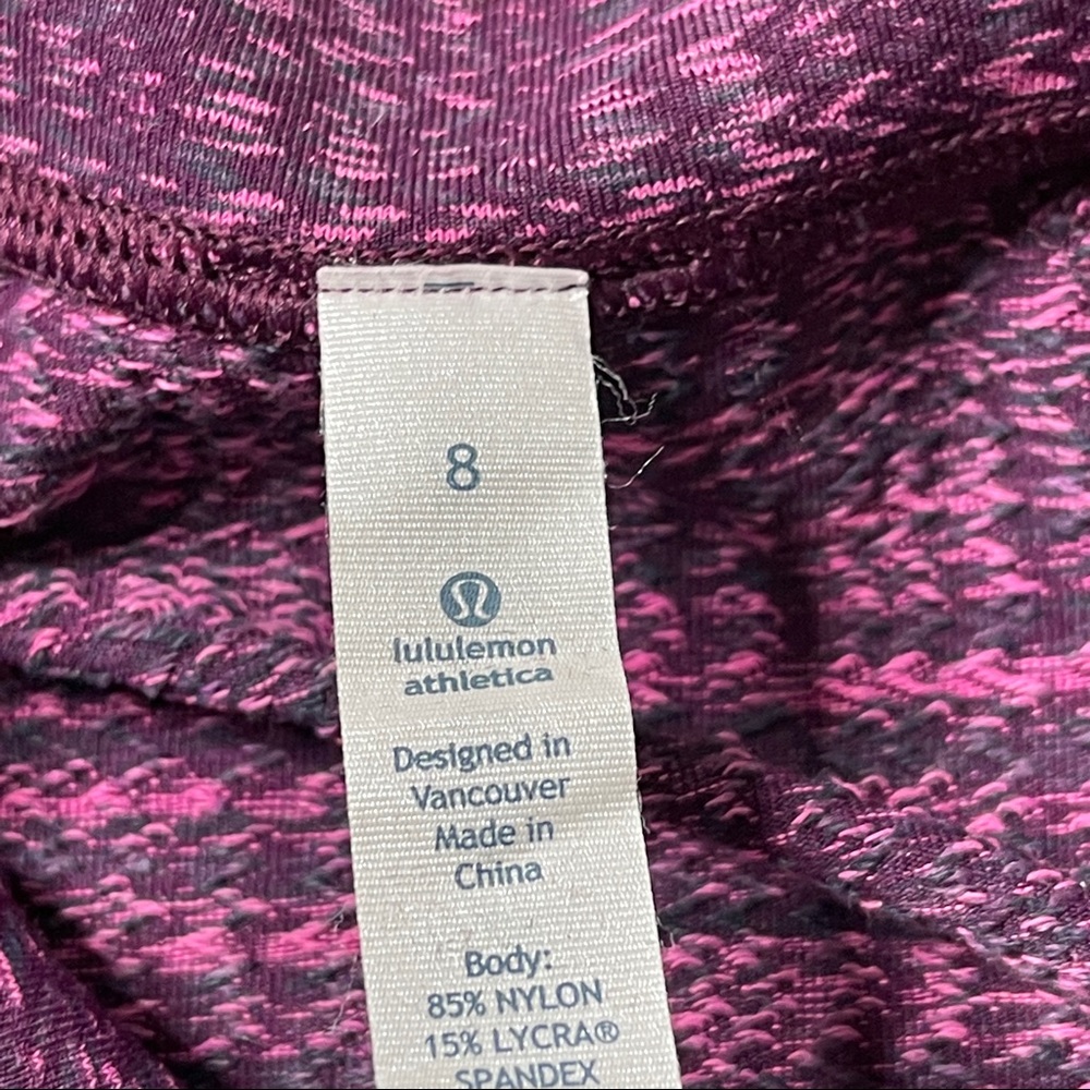 Lululemon Size 8 Purple Nice Asana Jacket - image 3